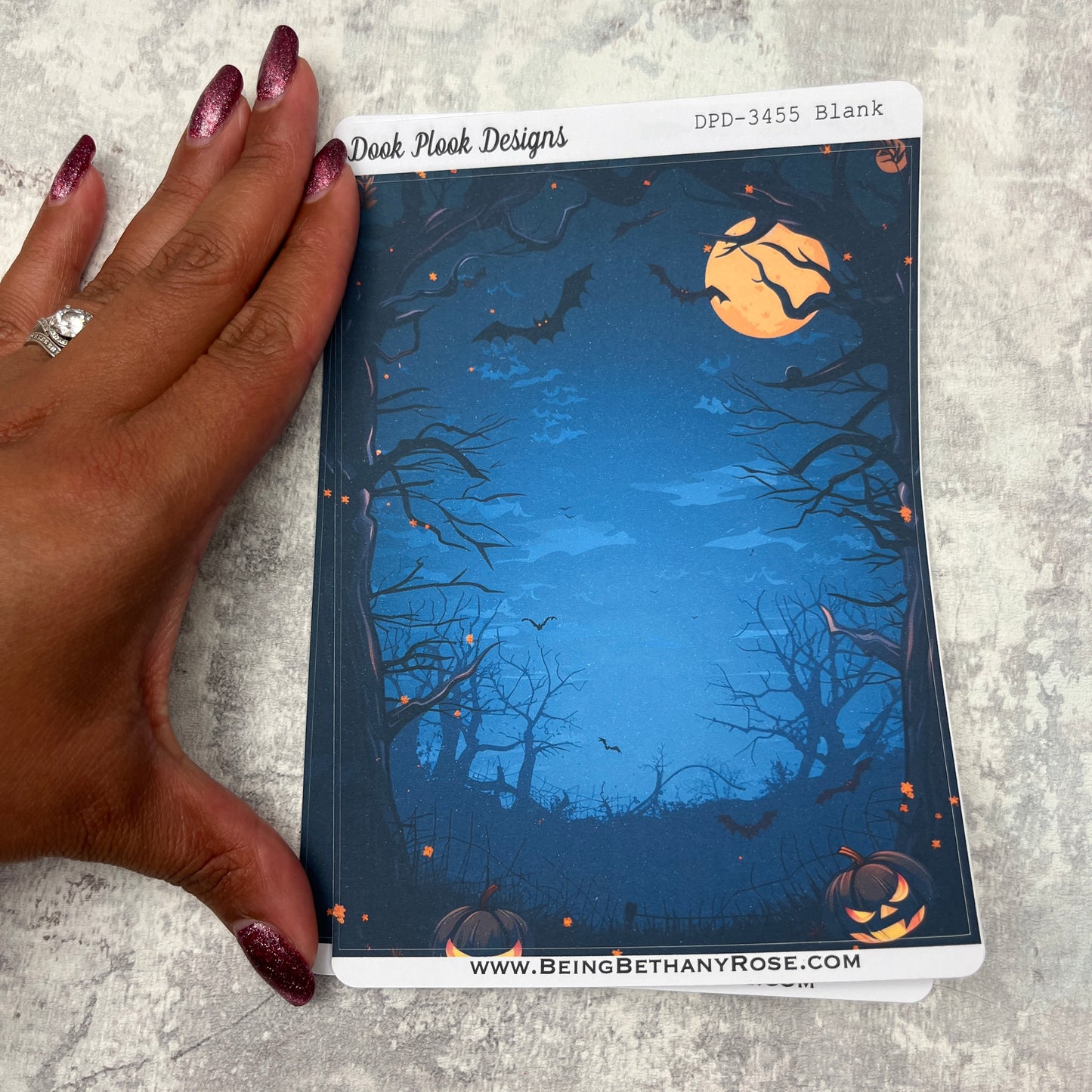 Large Cover Page ' October 2.0' Halloween Witches Brew Sticker (DPD3455)