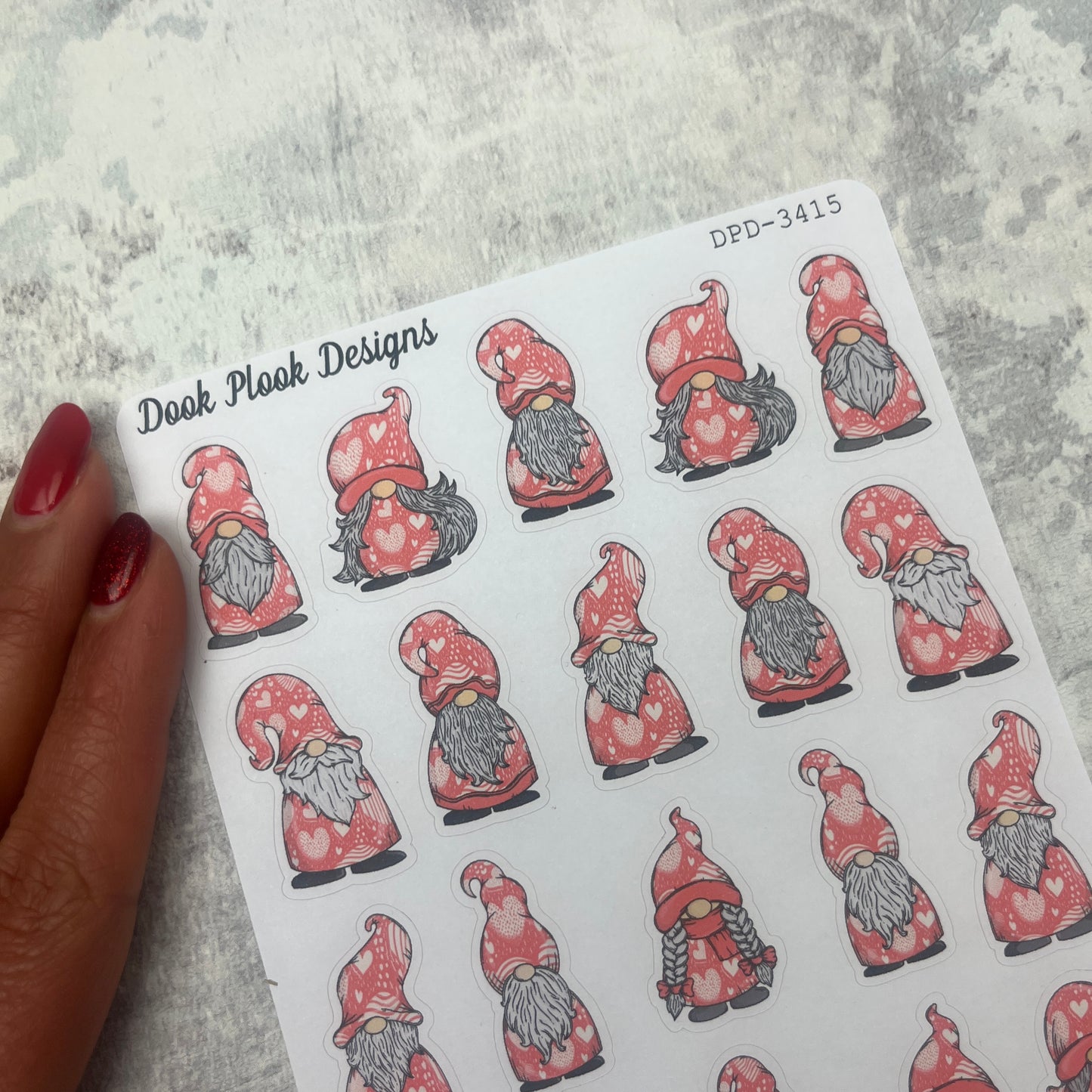 Joy Valentines Gonk Character Stickers Mixed (DPD-3415