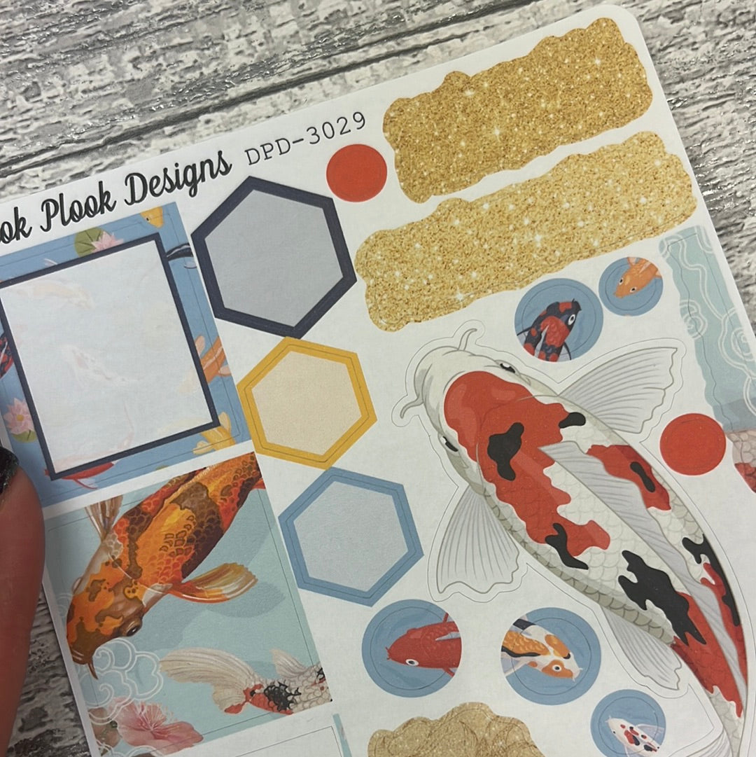 Koi Carp - Journalling planner stickers (DPD3029)