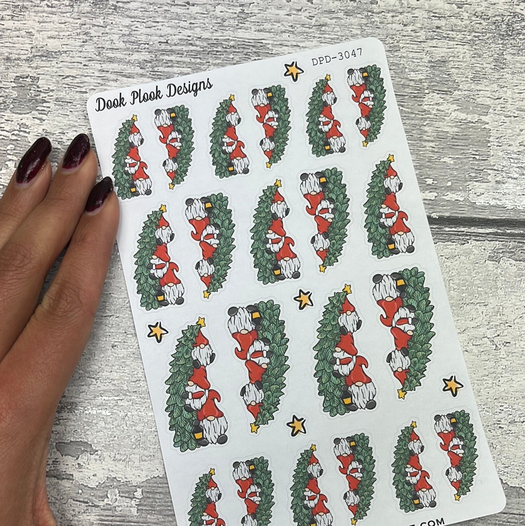 Oh Christmas Tree Gonk Character Stickers (DPD-3047)