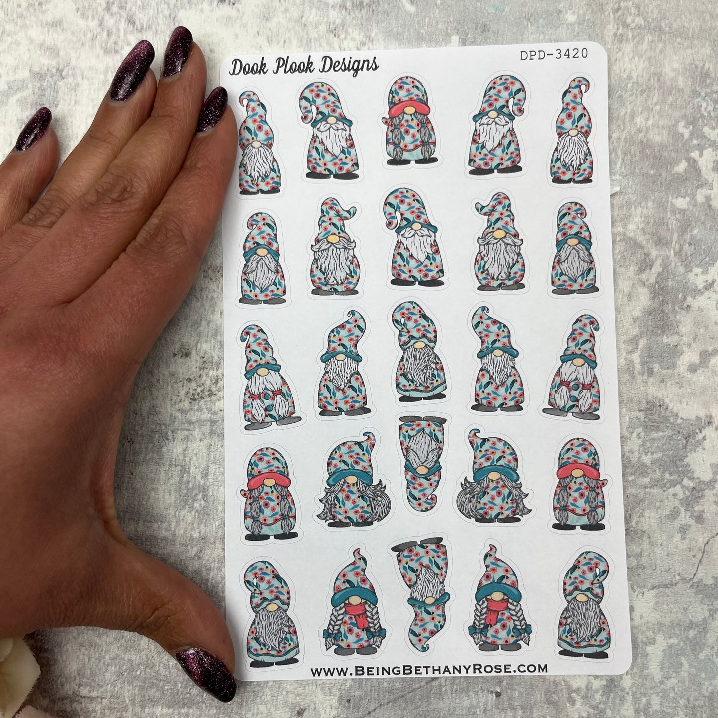 Leanna Gonk Character Stickers Mixed (DPD-3420)