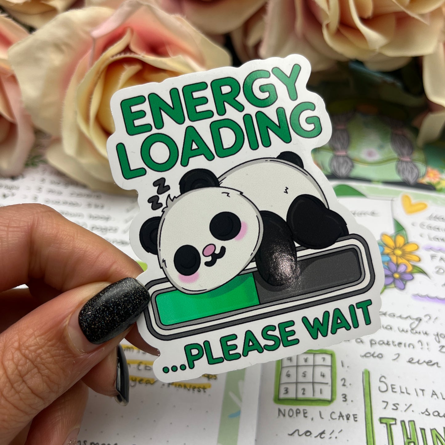 (156) Energy Loading…. Please wait - vinyl sticker
