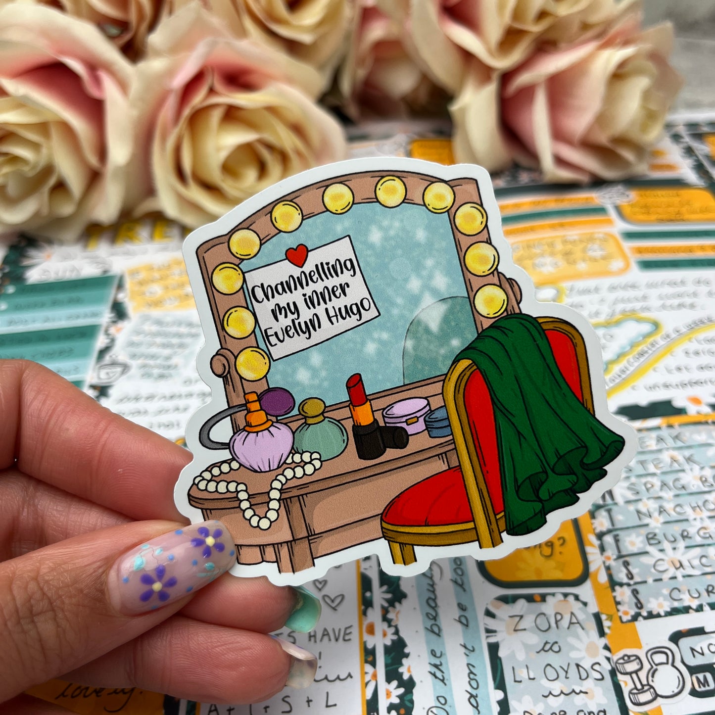 (166) Evelyn Hugo - Book Club - vinyl sticker