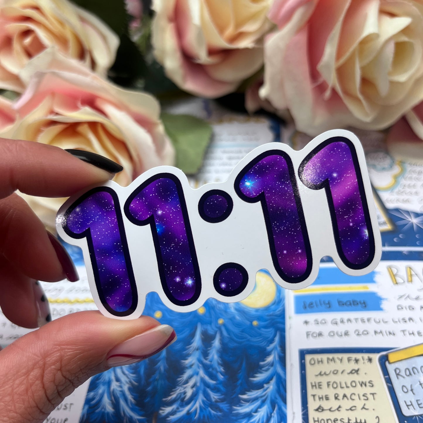 (161) 11:11 - vinyl sticker