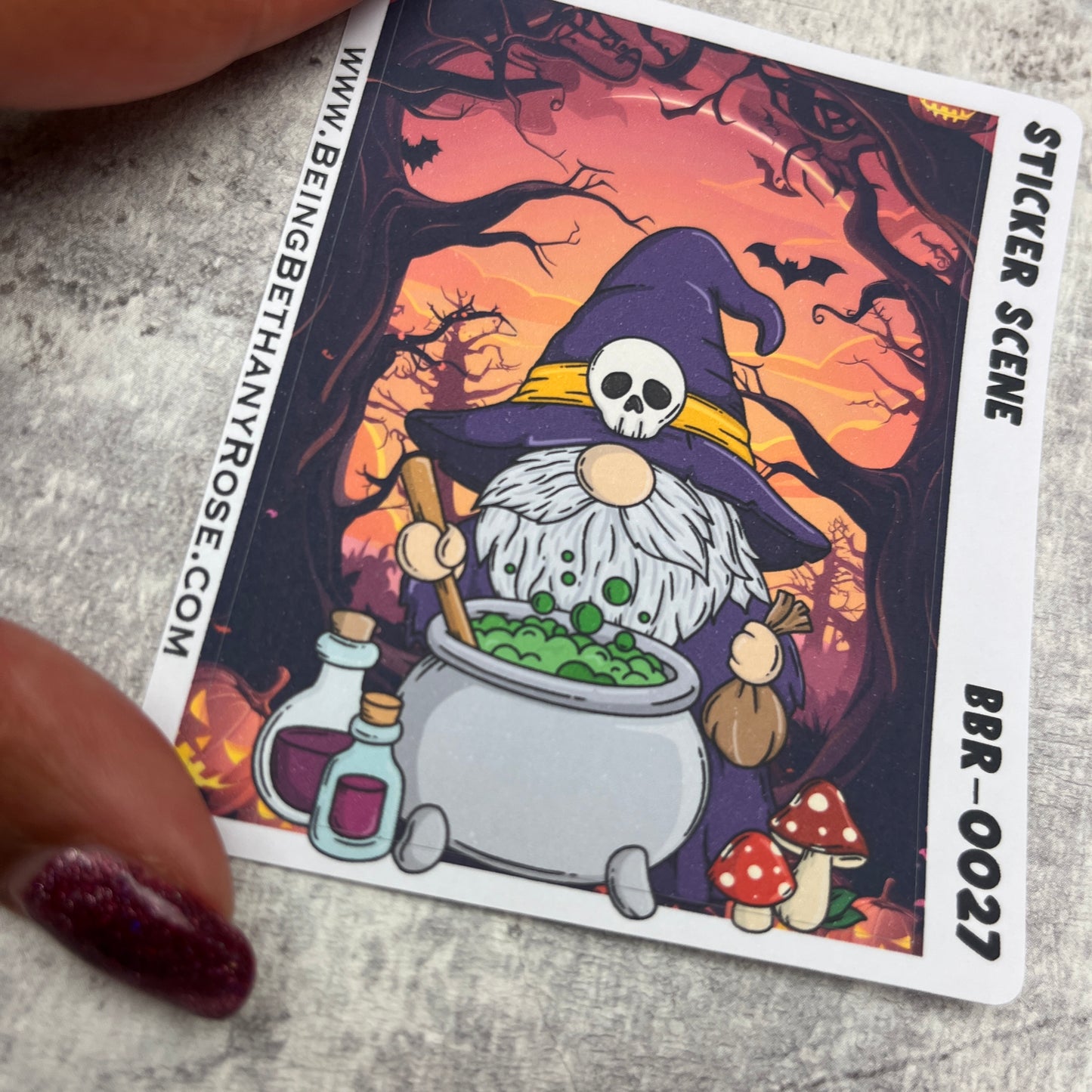 Halloween Sabrina scene sticker (BBRSCENE-0027)