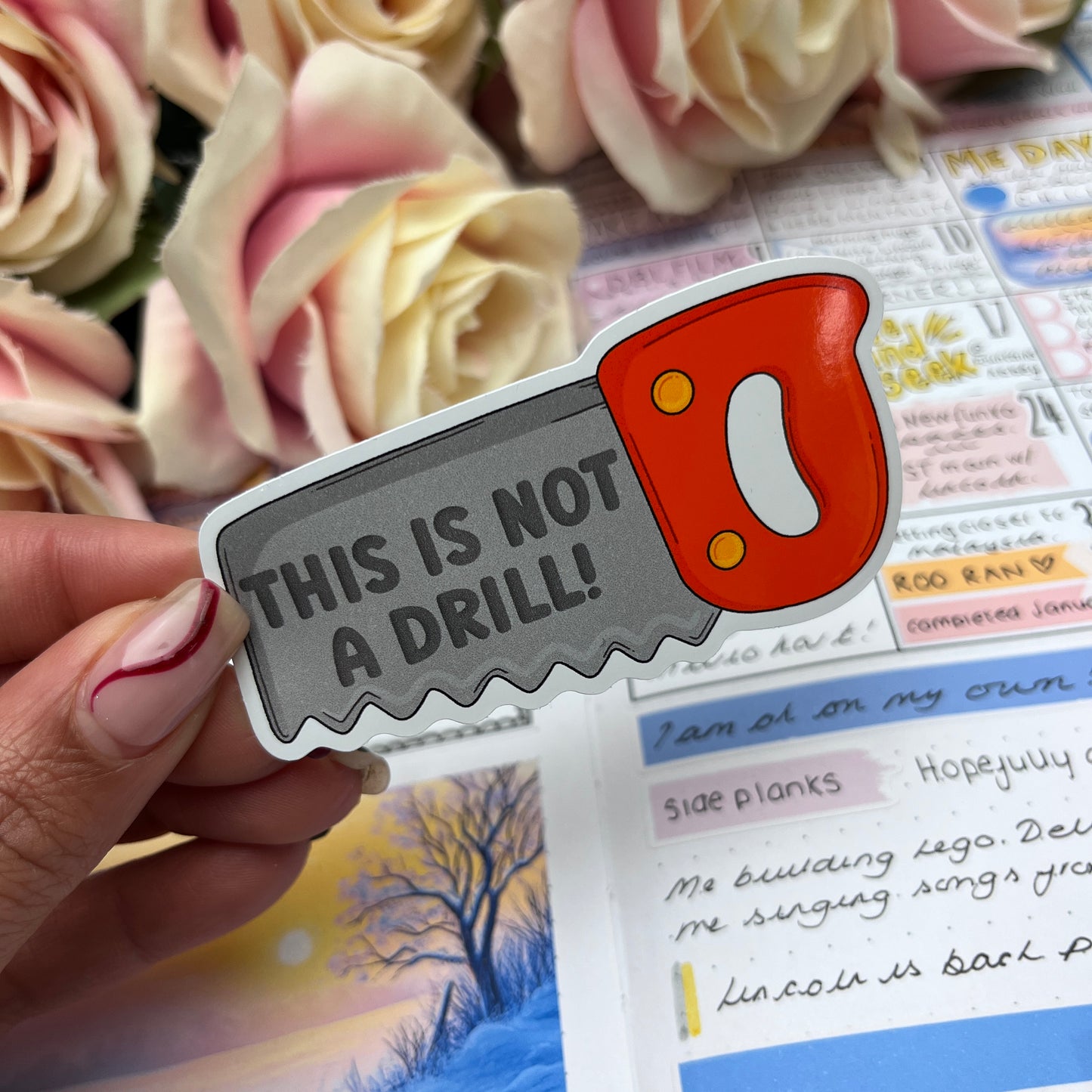 (163) This is not a drill - vinyl sticker