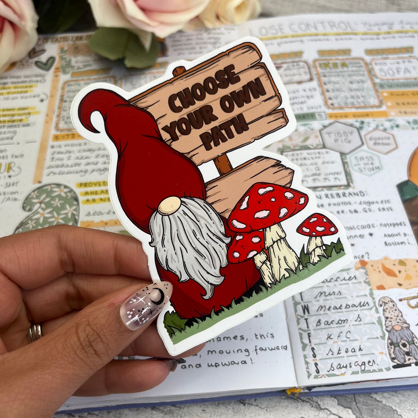 (009) Choose your own path - Vinyl sticker