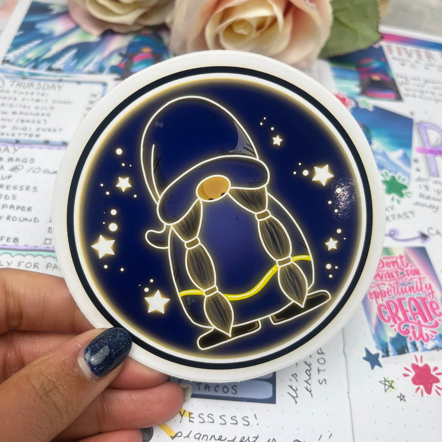 (107) Electric light up Gretel... Vinyl sticker