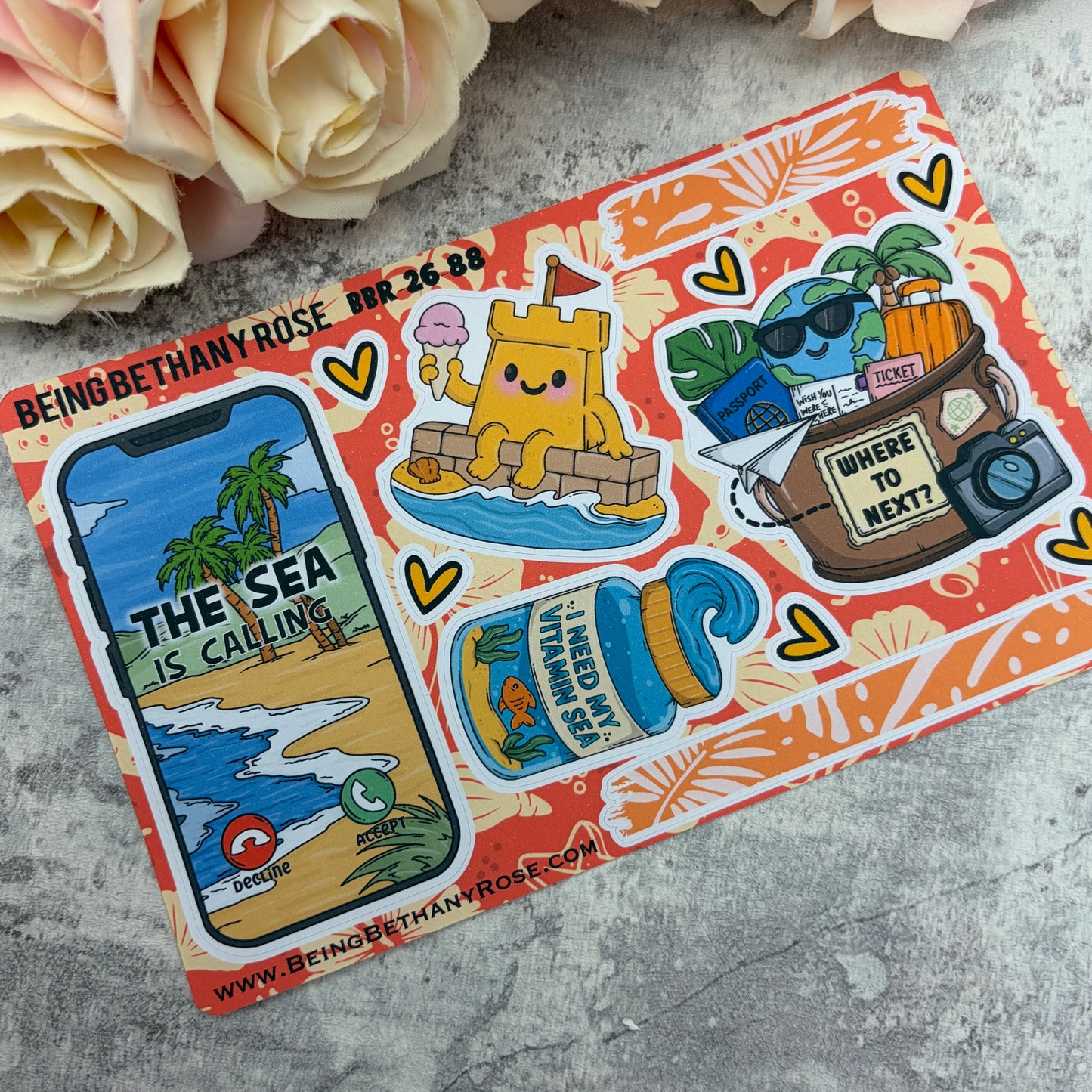 The sea is calling sticker kit (KIT2688)