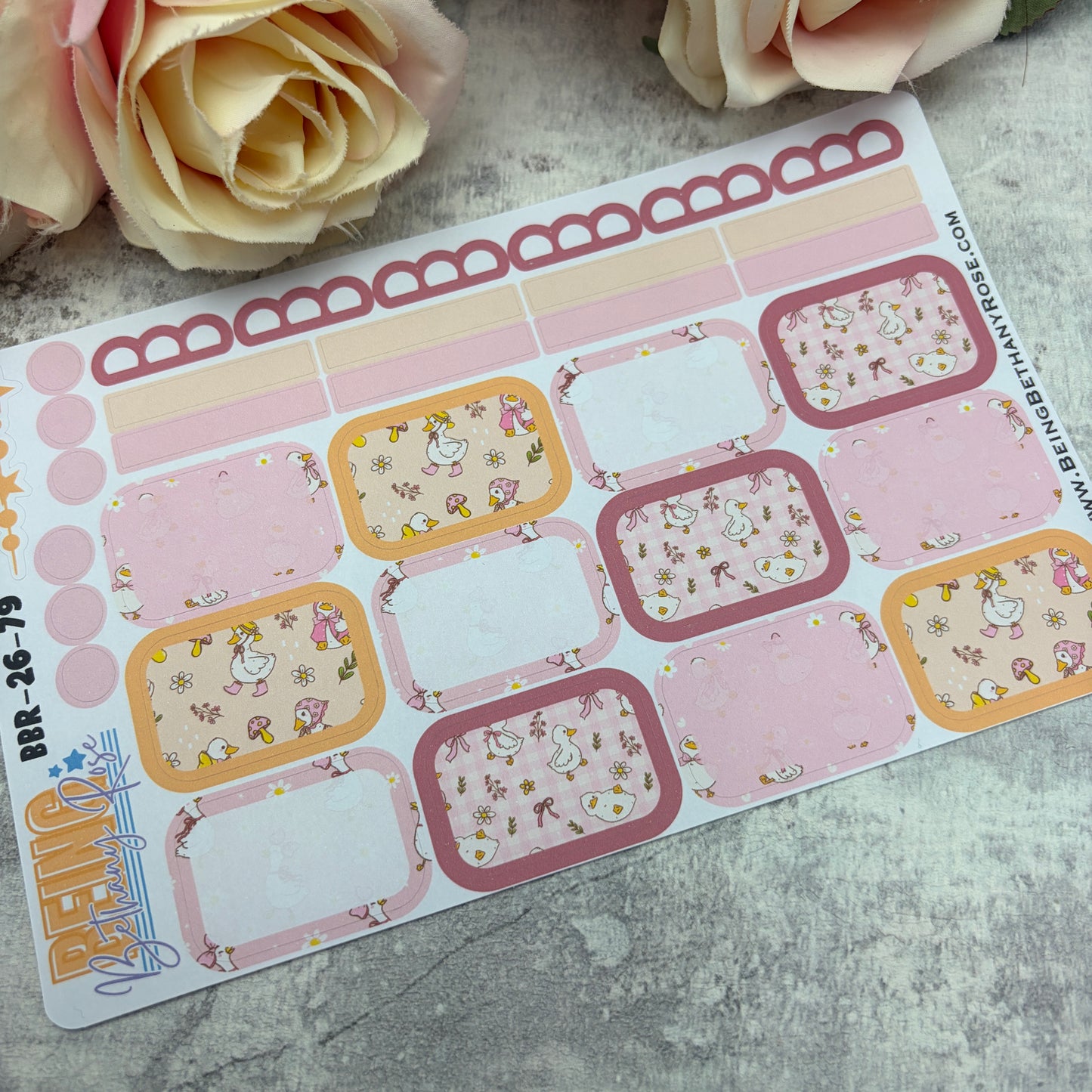 I’m too pretty for this bird sticker kit (KIT2683)