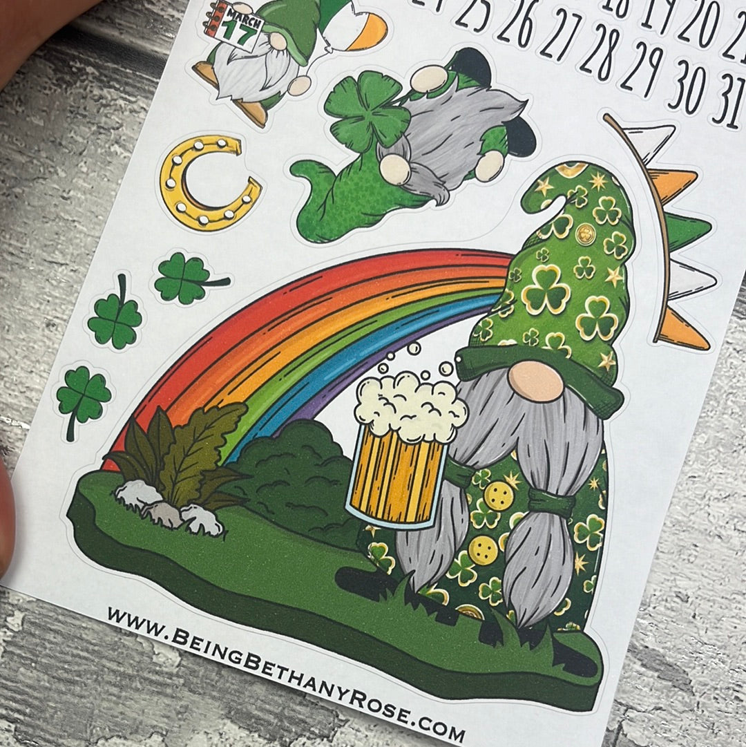 March - Cara - St Patricks Day - journalling planner stickers (DPD3104)