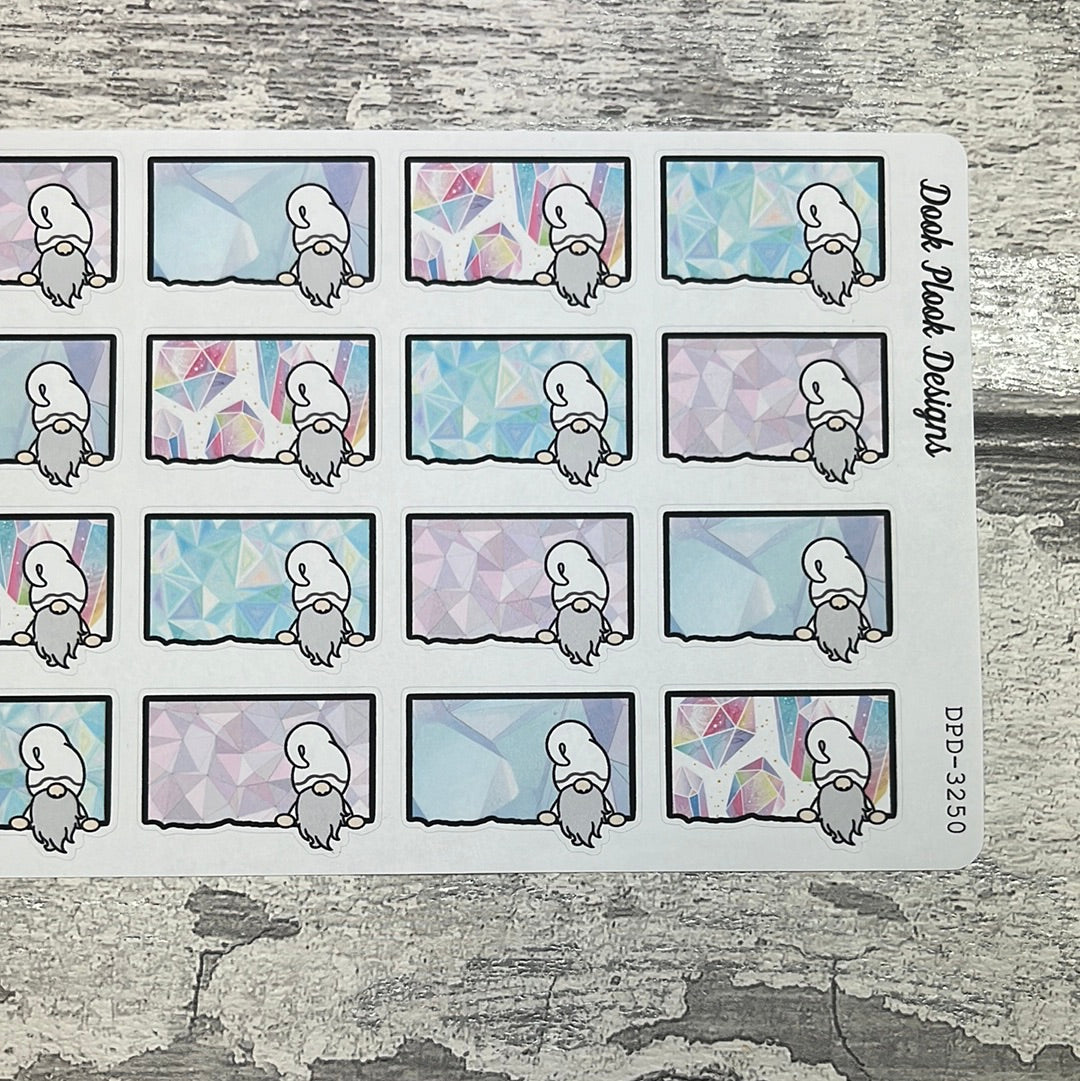 Crystal Ripped Peeping Gnorman Sticker (DPD-3250)