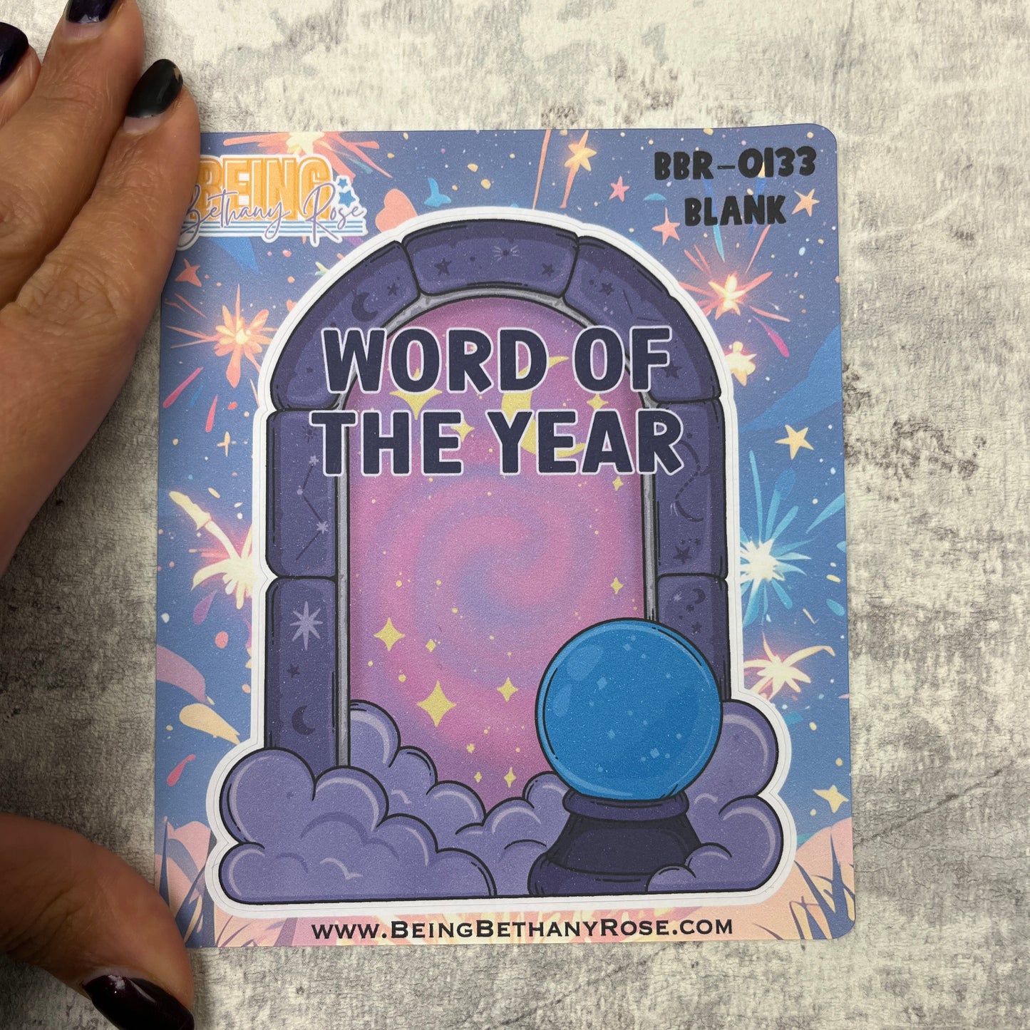 Word of the Year Mystic Door - Blank or personalised (BBR0133)