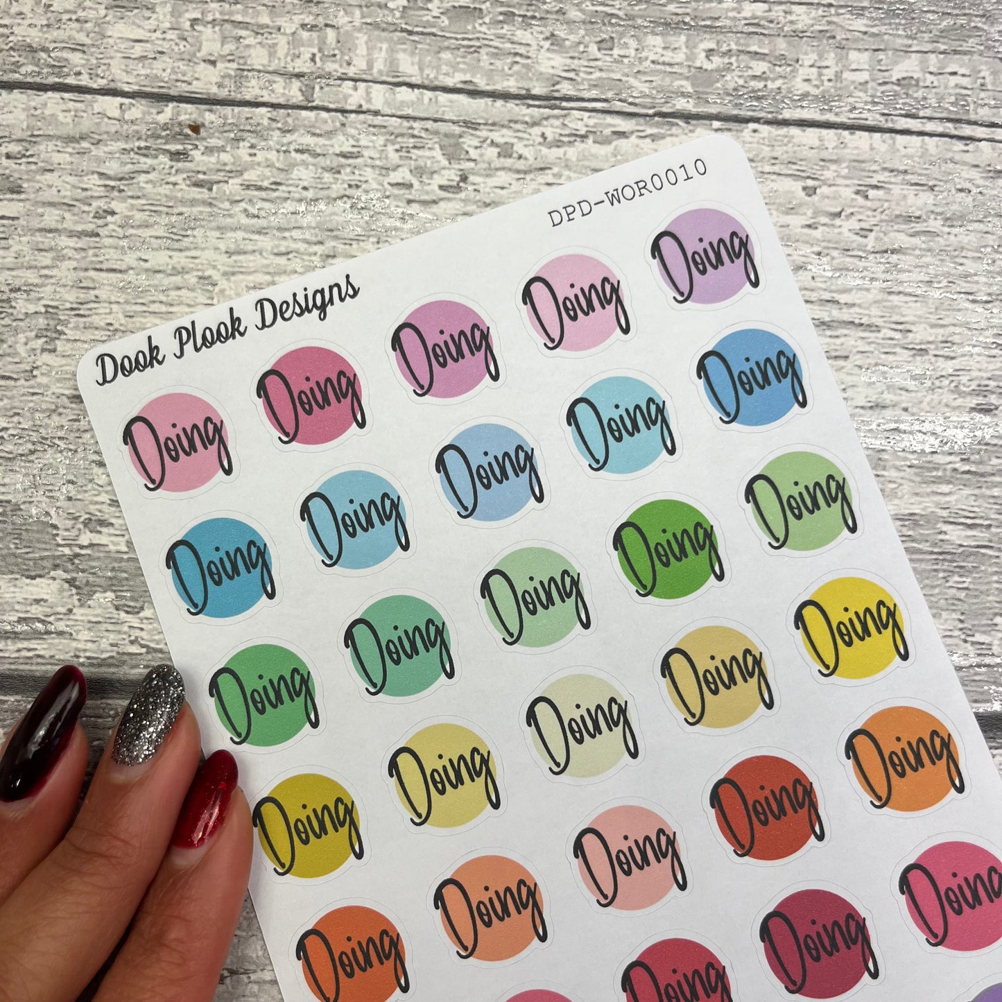 Rainbow Words - Doing (WOR0010)