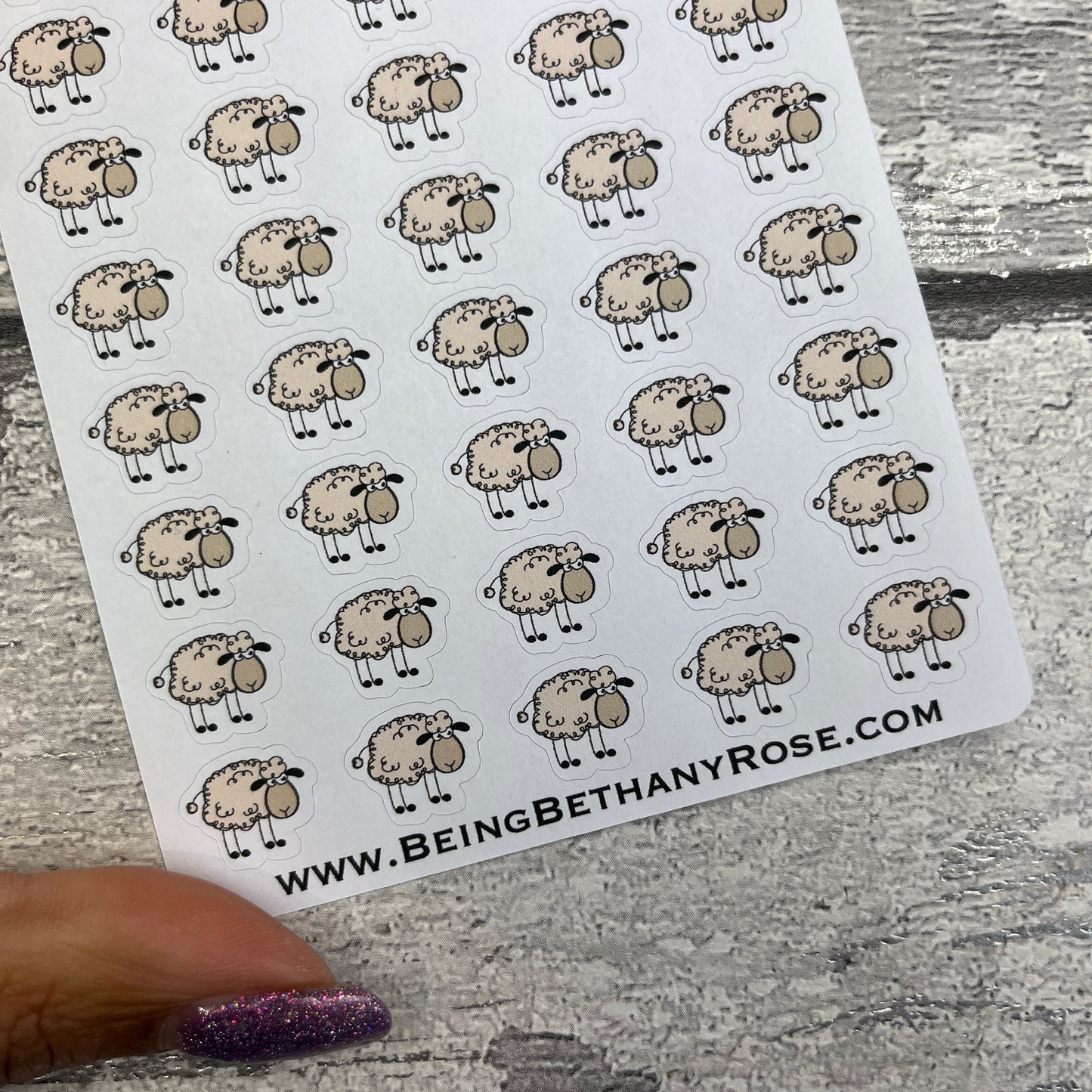 Small sheep stickers (Dinkies)(DPD-D082)