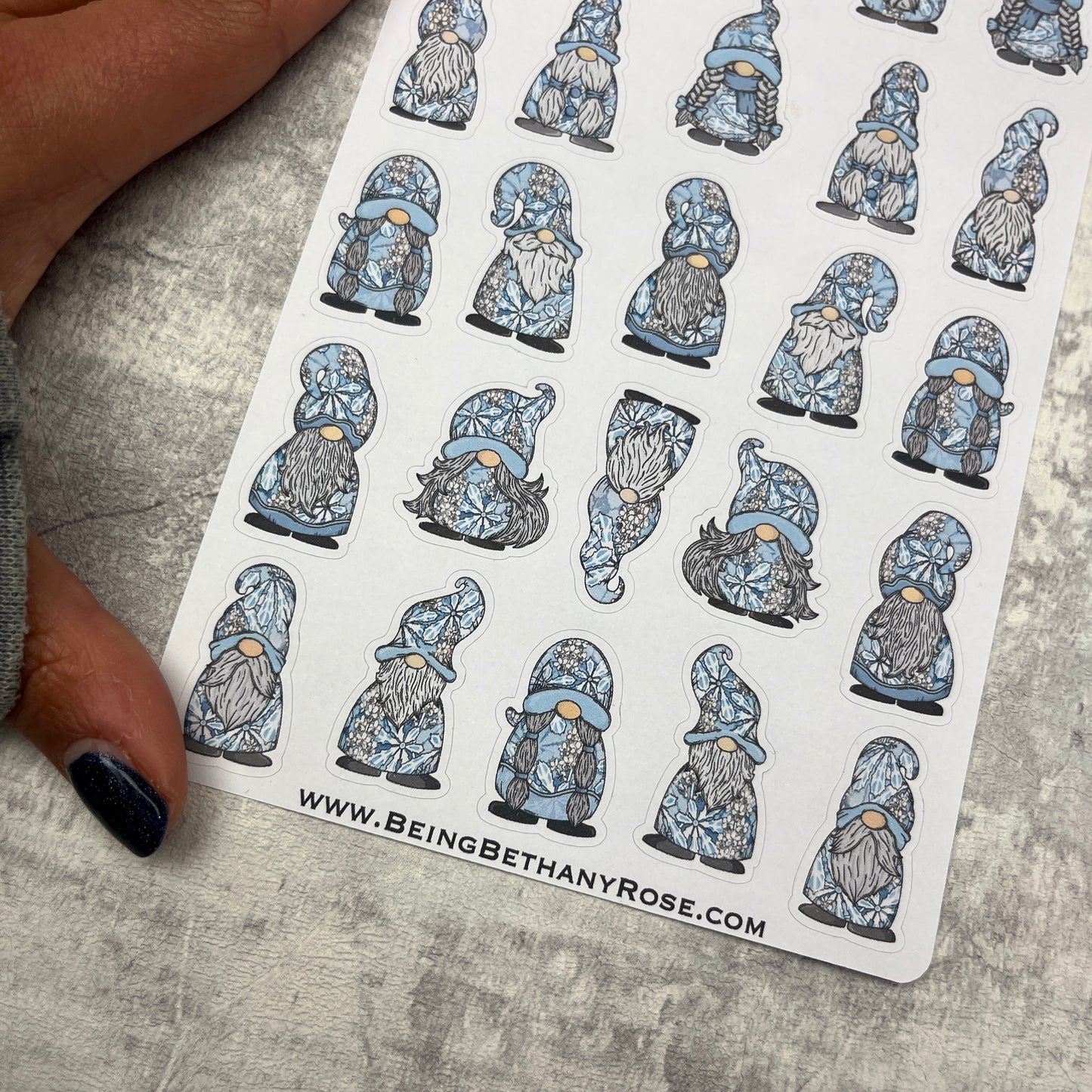 Sadie - Snowflake Gonk Character Stickers Mixed (DPD-3405)