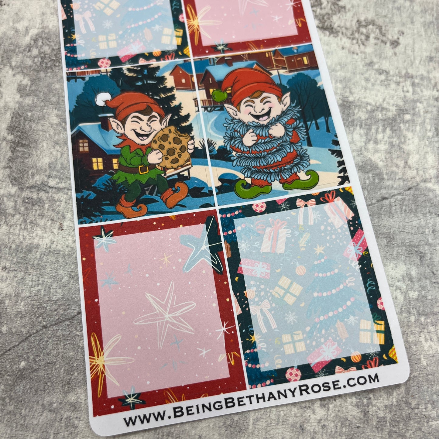 Christmas box stickers - add ons (BBRBOXES-0029)