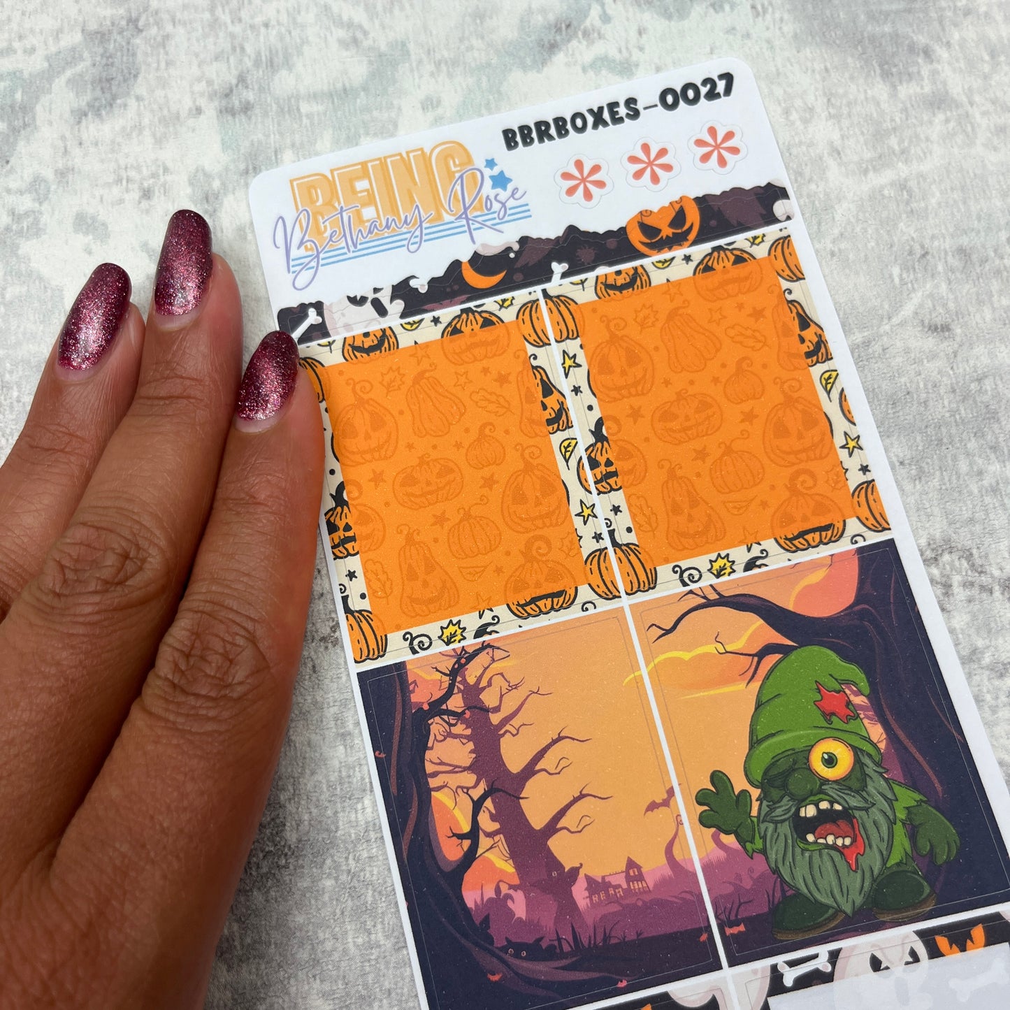 Halloween Sabrina box stickers - add ons (BBRBOXES-0027)