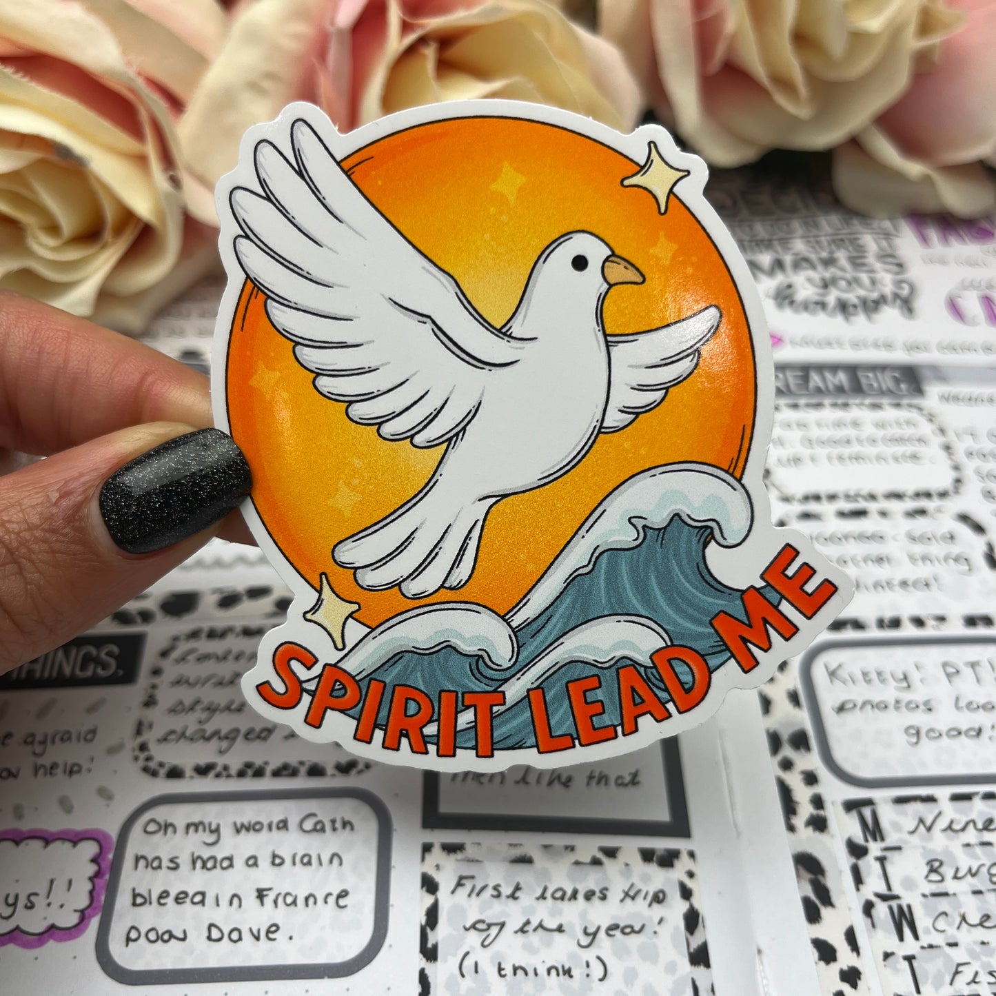 (151) Spirit lead me - vinyl sticker