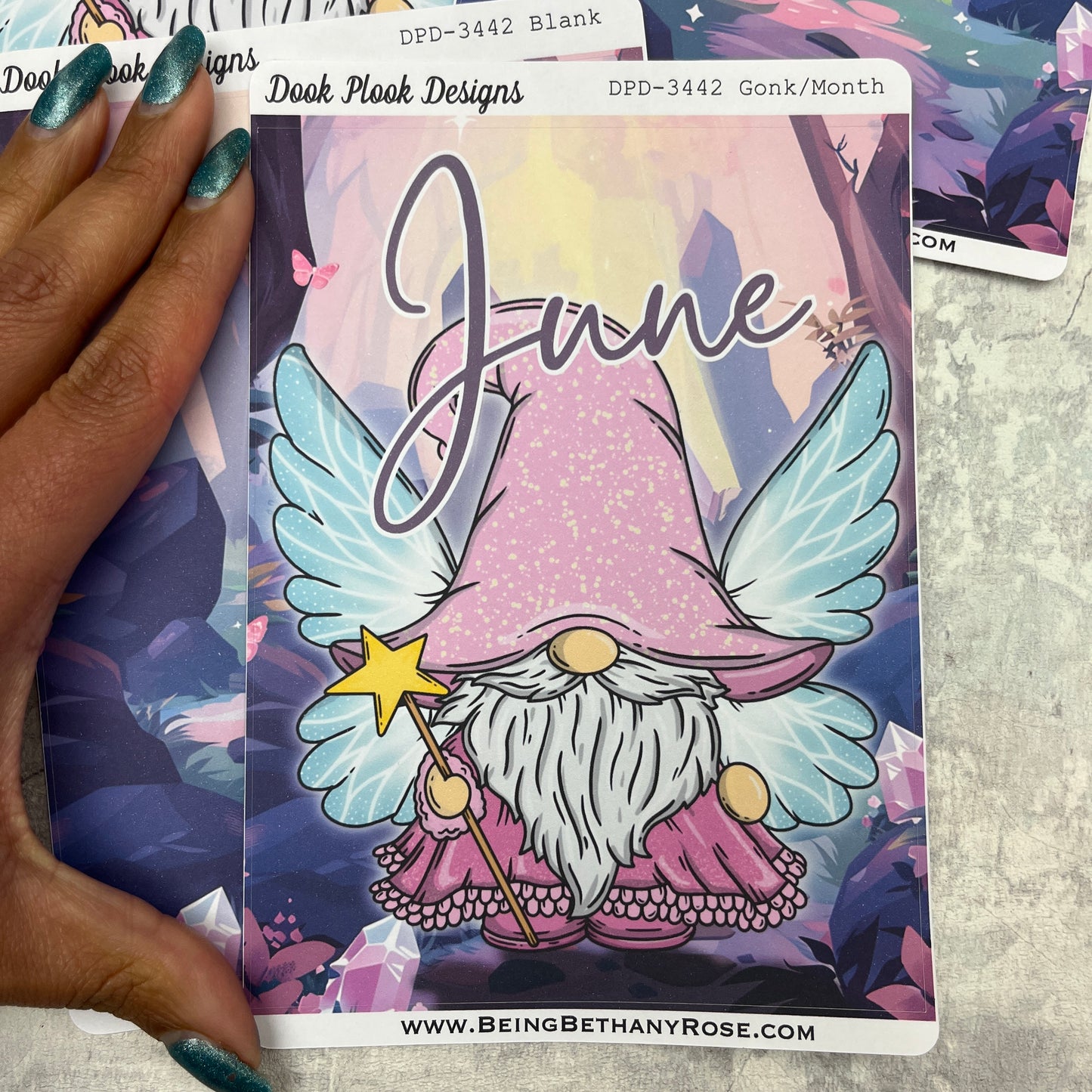 Large Cover Page ' June 2.0' Shay Fairy Magic Sticker (DPD3442)