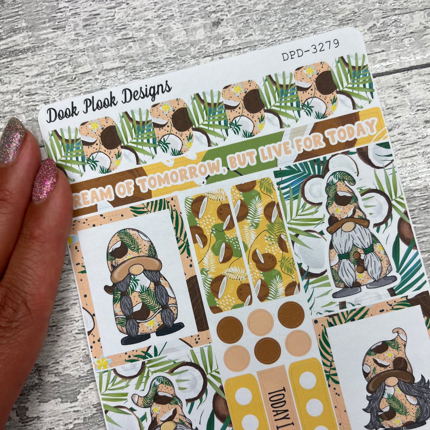 Coco Coconut Gonk functional stickers (DPD3279)