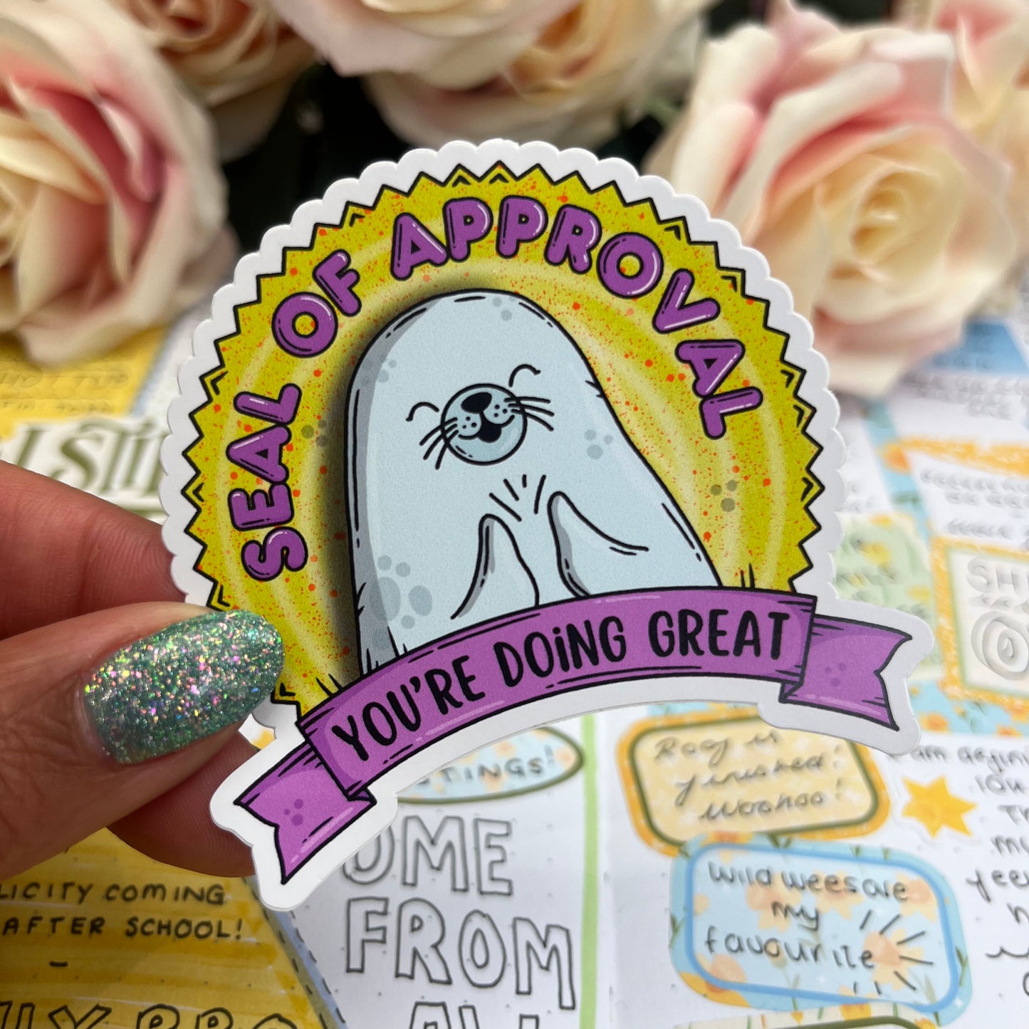 (012) Seal of approval - vinyl sticker