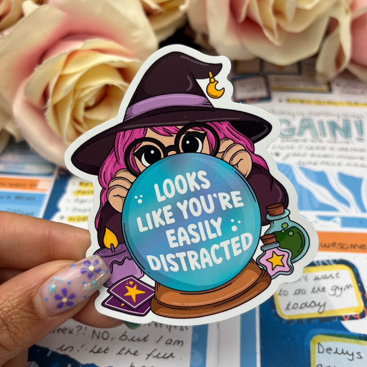 (167) Looks like you're easily distracted - vinyl sticker
