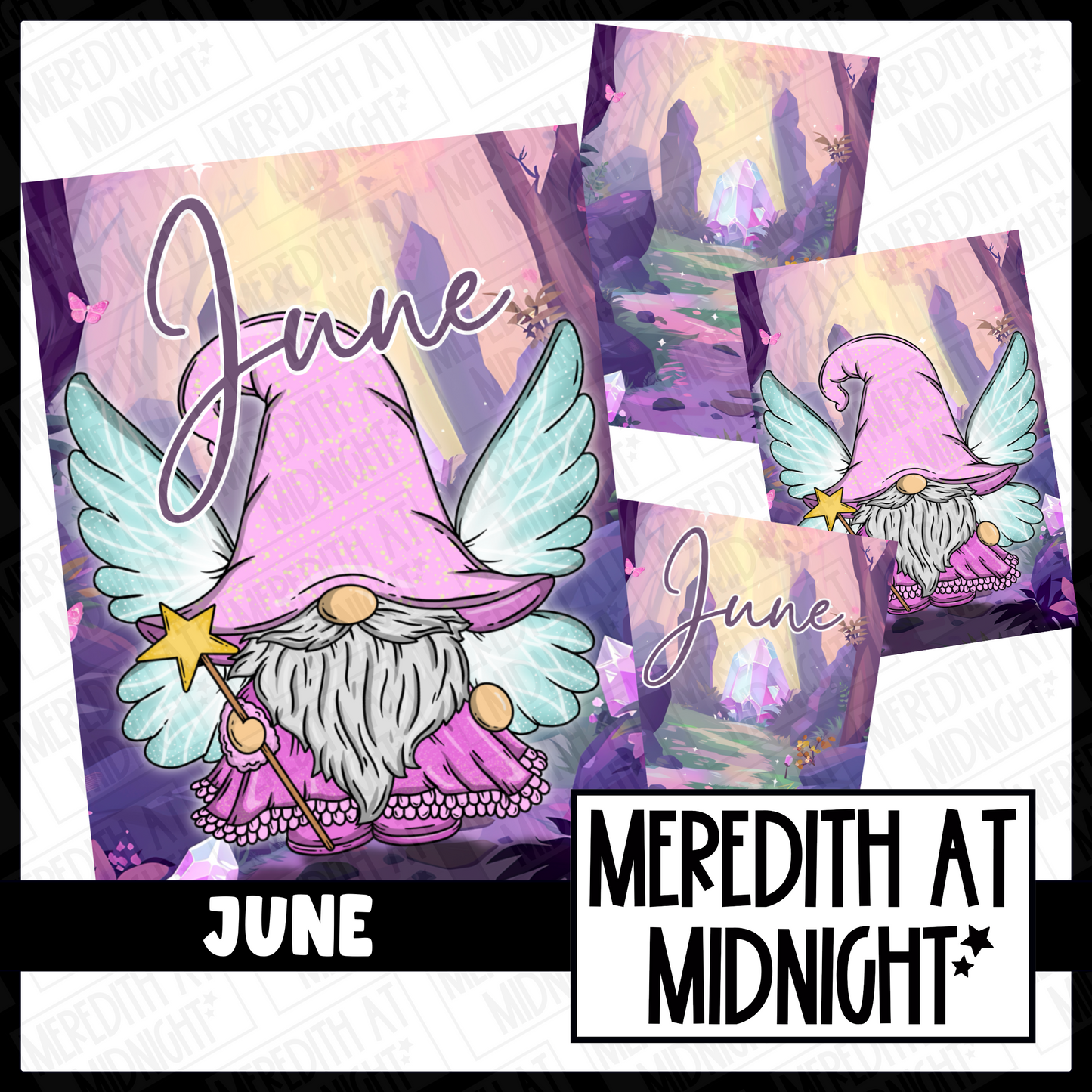 June Cover Page Fairy (25) - Clipart