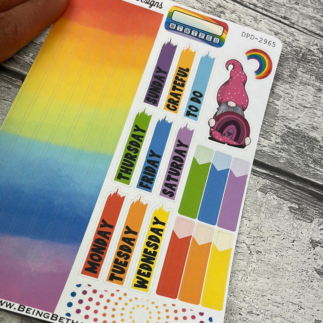 Marianne Rainbow days Journal planner stickers (DPD2965)
