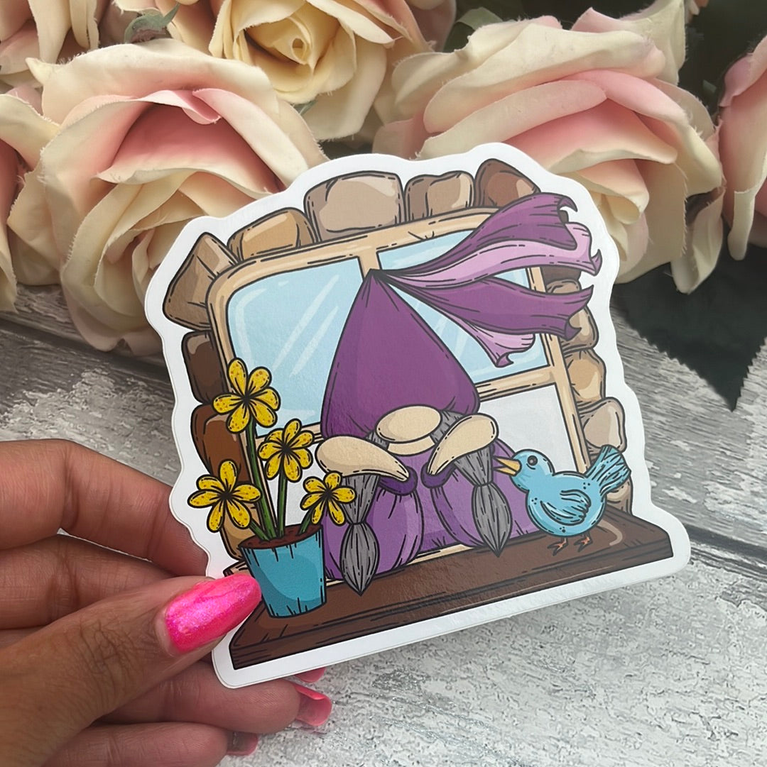 (062) Fairytale Window... Vinyl sticker