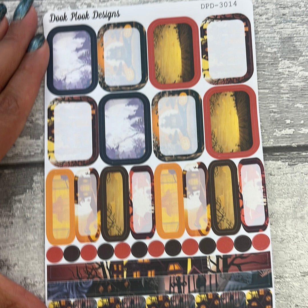 Witch Please - half boxes Journalling planner stickers (DPD3014)