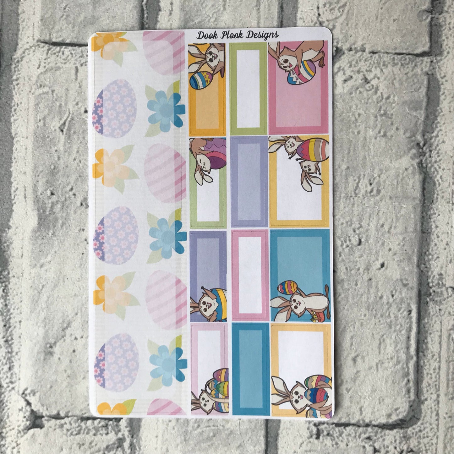 April (can change month) Easter Monthly View Kit for the Erin Condren Planners