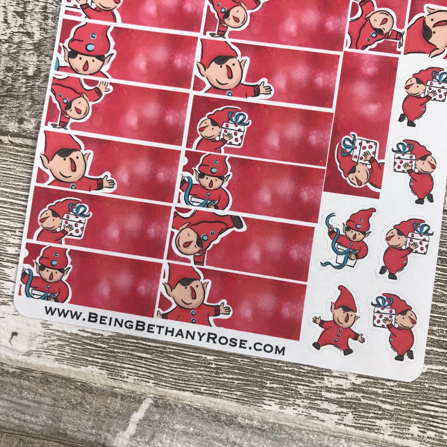 Christmas / elf header stickers (DPD1074)