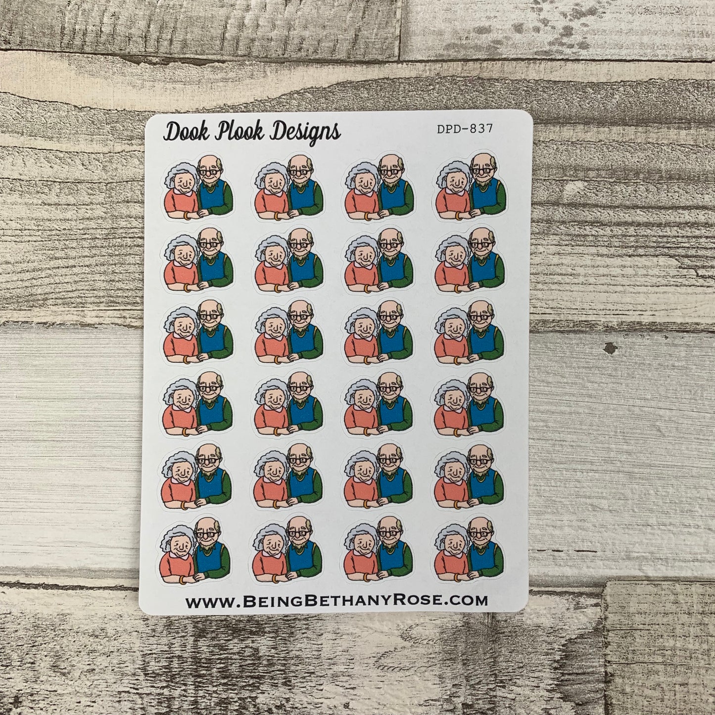 Grandparent stickers (DPD837)