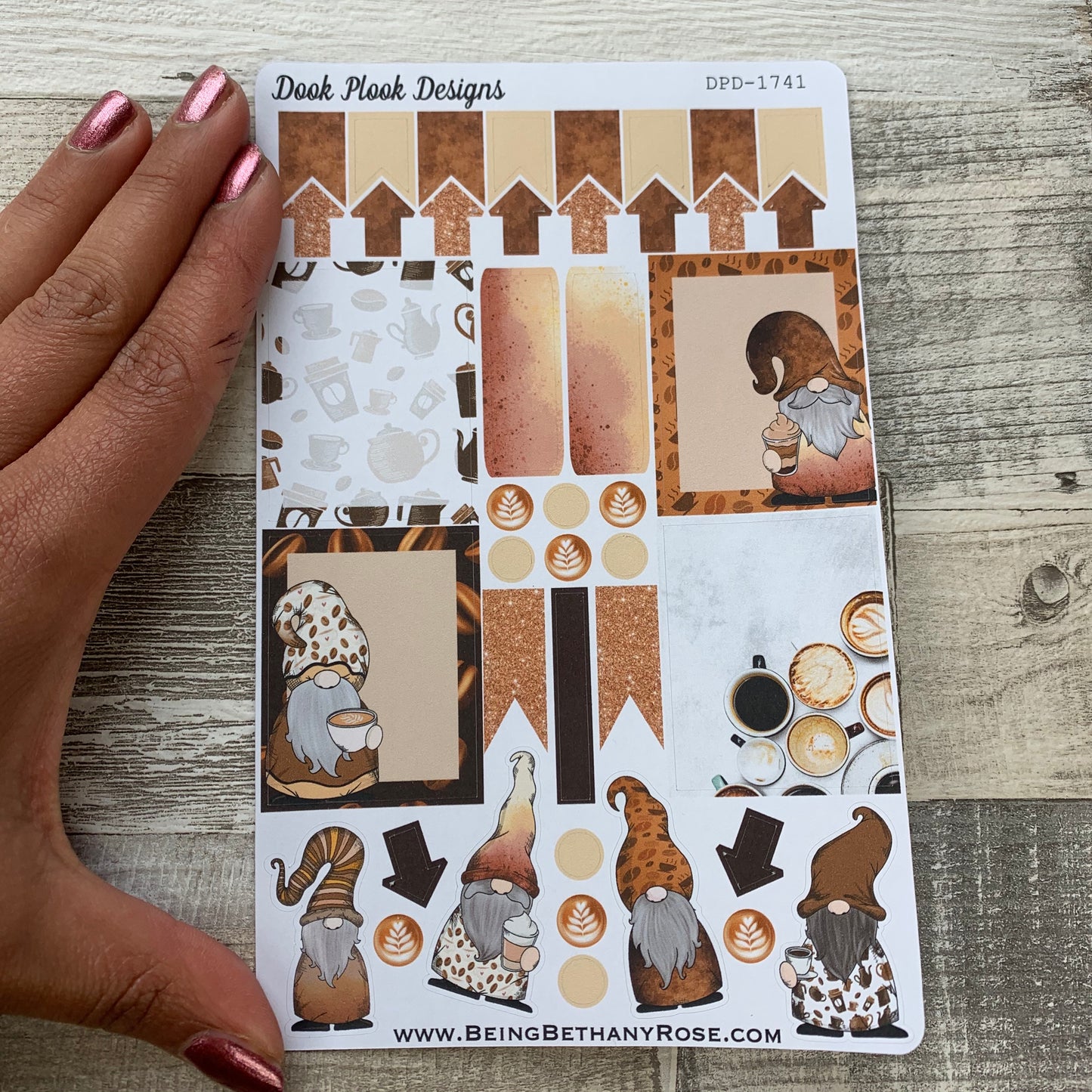 Coffee Gonk functional stickers (DPD1741)