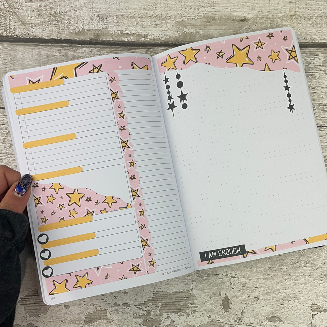 (0352) Passion Planner Daily Wave stickers - Bold Stars