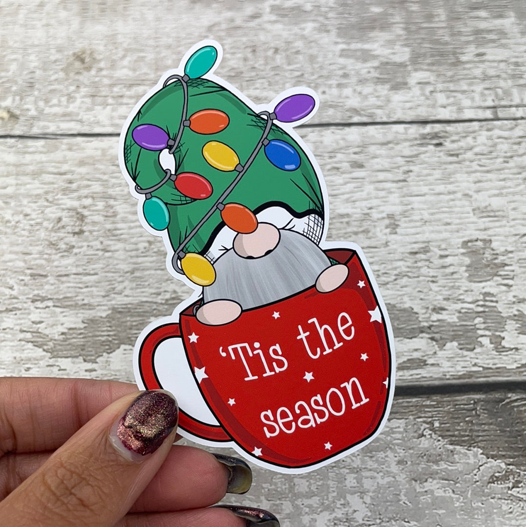 Christmas diecut - Tis the season Gnorman