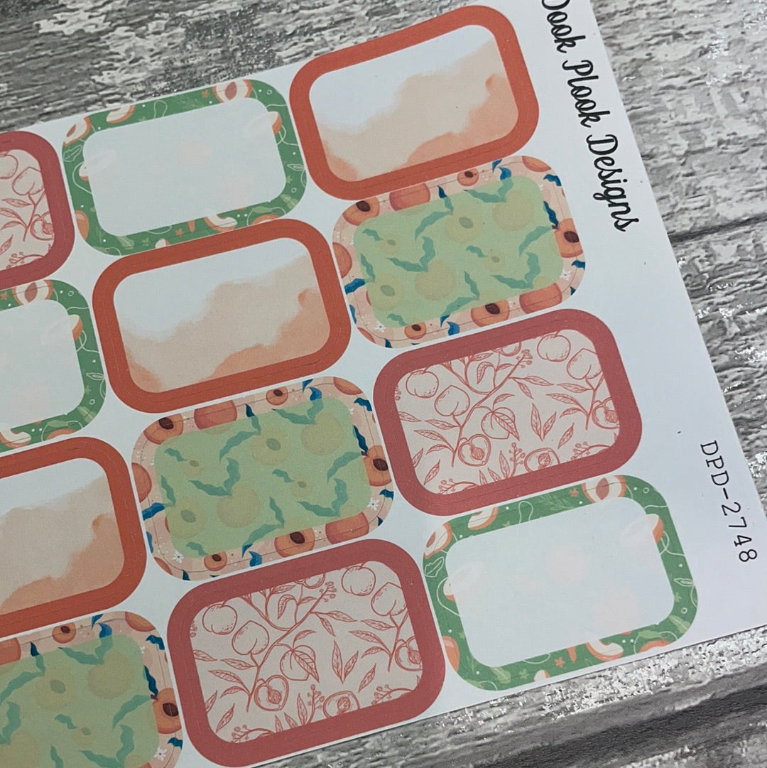 Peachy Cate half box stickers (DPD2748)