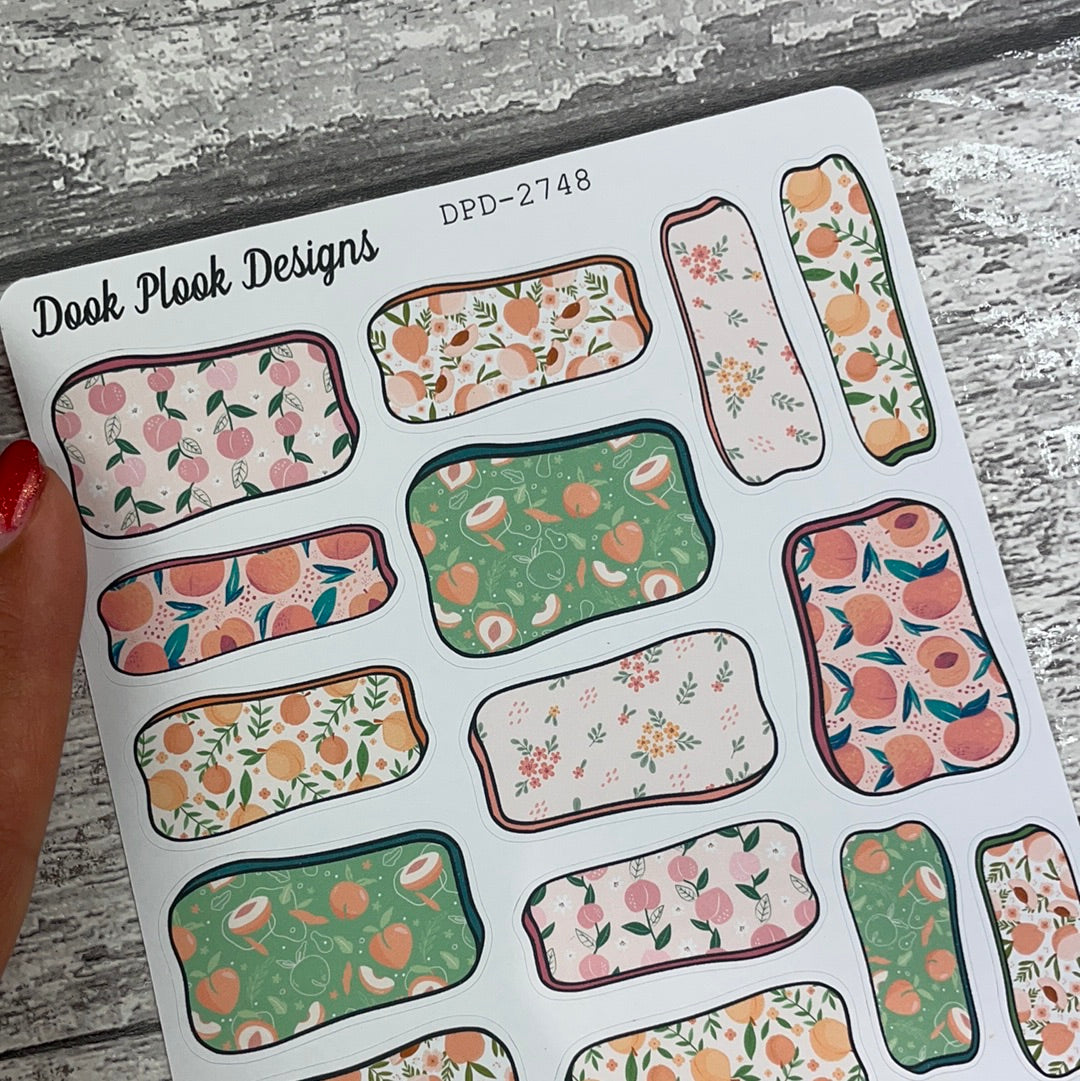 Peachy Cate Hand drawn box stickers (DPD2748)