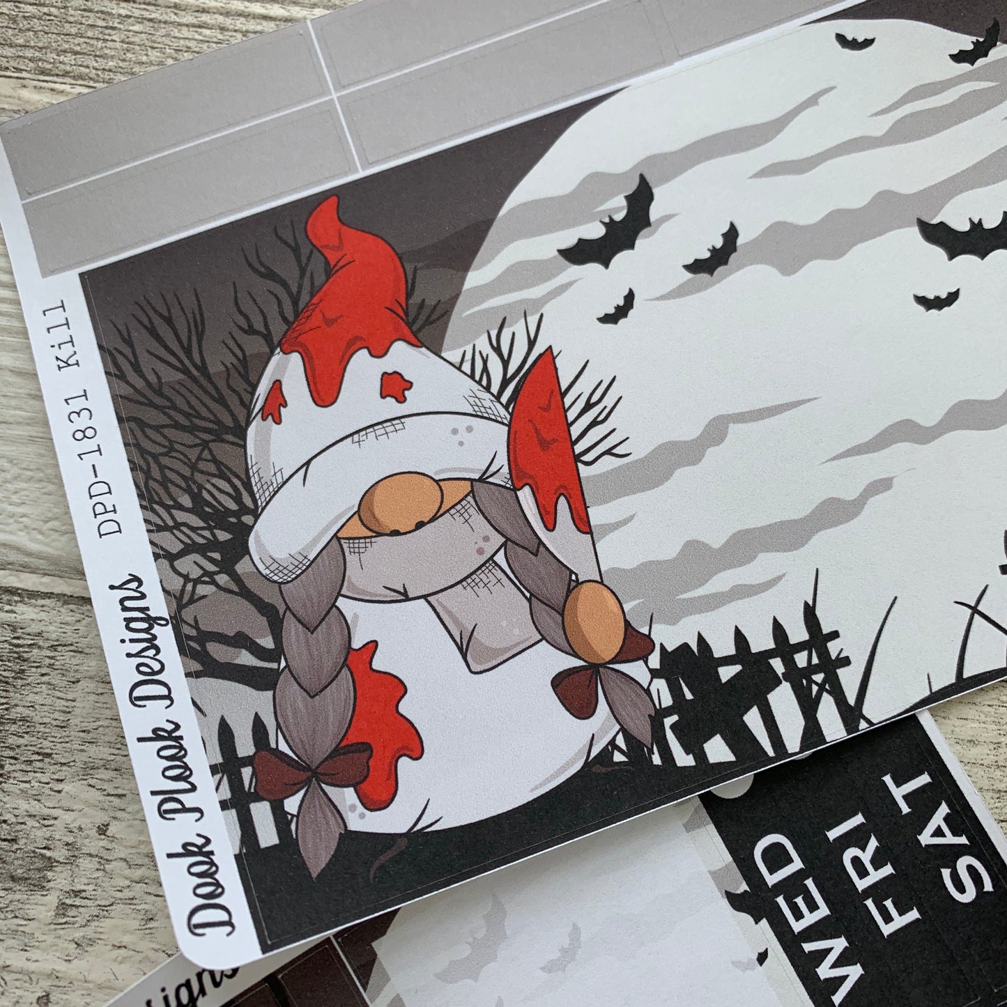 Killer Scary Night Passion Planner Week Kit (DPD1831)