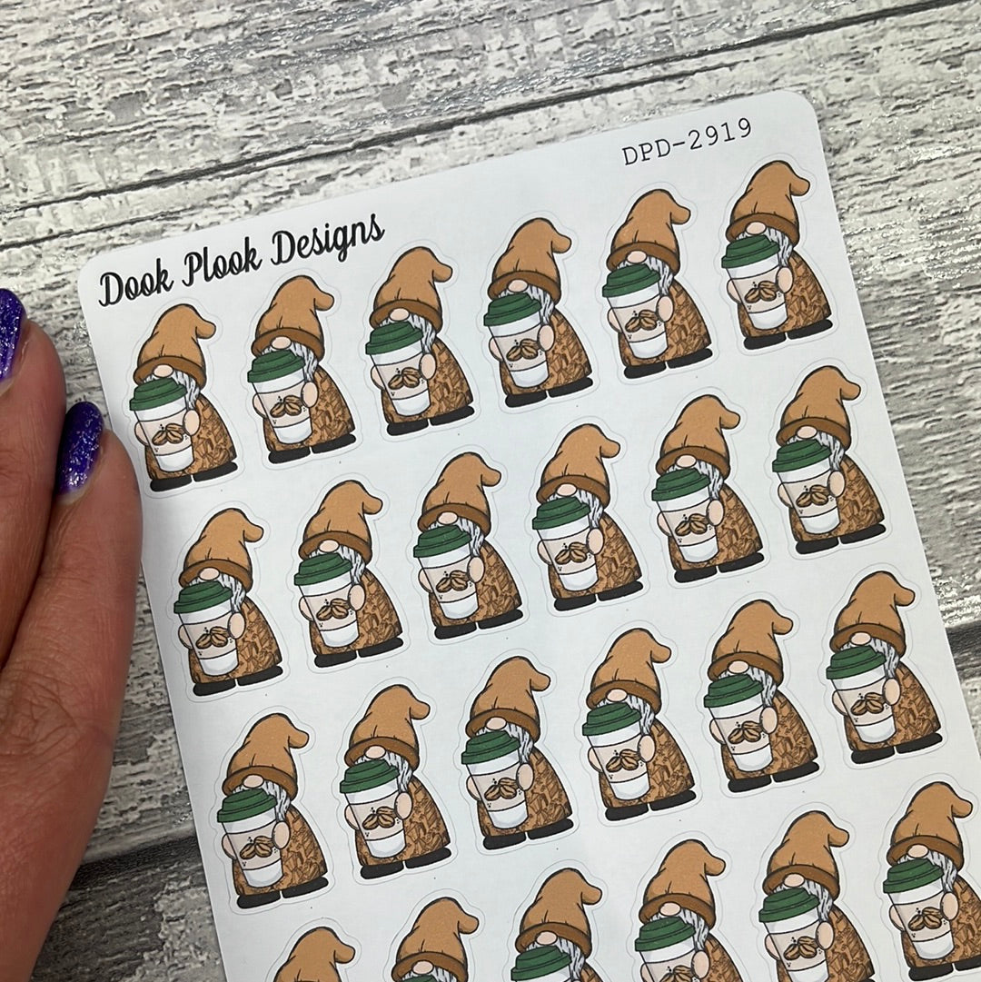 Lottie Coffee Cup Gonk Character Stickers (DPD-2951)