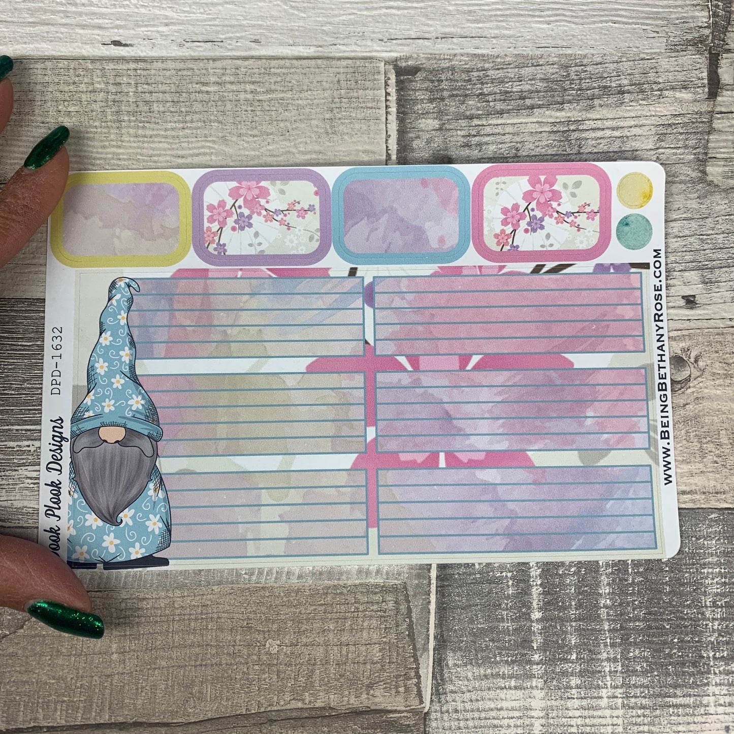 Spring Gonk Passion Planner Week Kit (DPD1632)