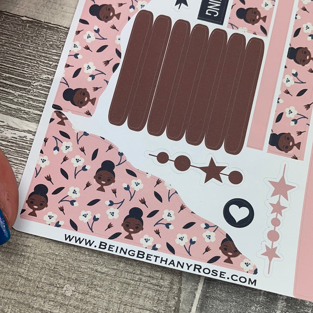 (0485) Passion Planner Daily Wave stickers - Blessed