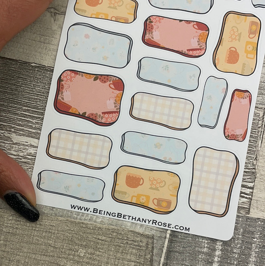 Tessa Hand drawn box stickers (DPD2617)