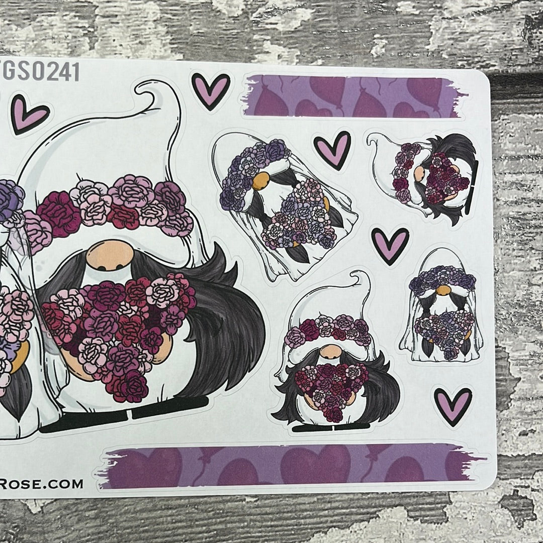 Gretel and Hetty Lesbian Wedding Gonk Stickers (TGS0241)