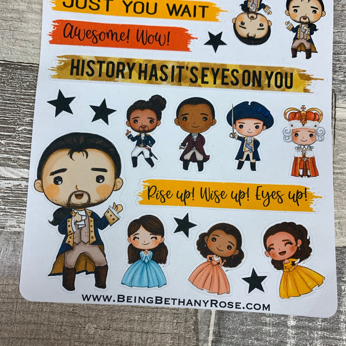 Hamilton stickers (DPD1789)