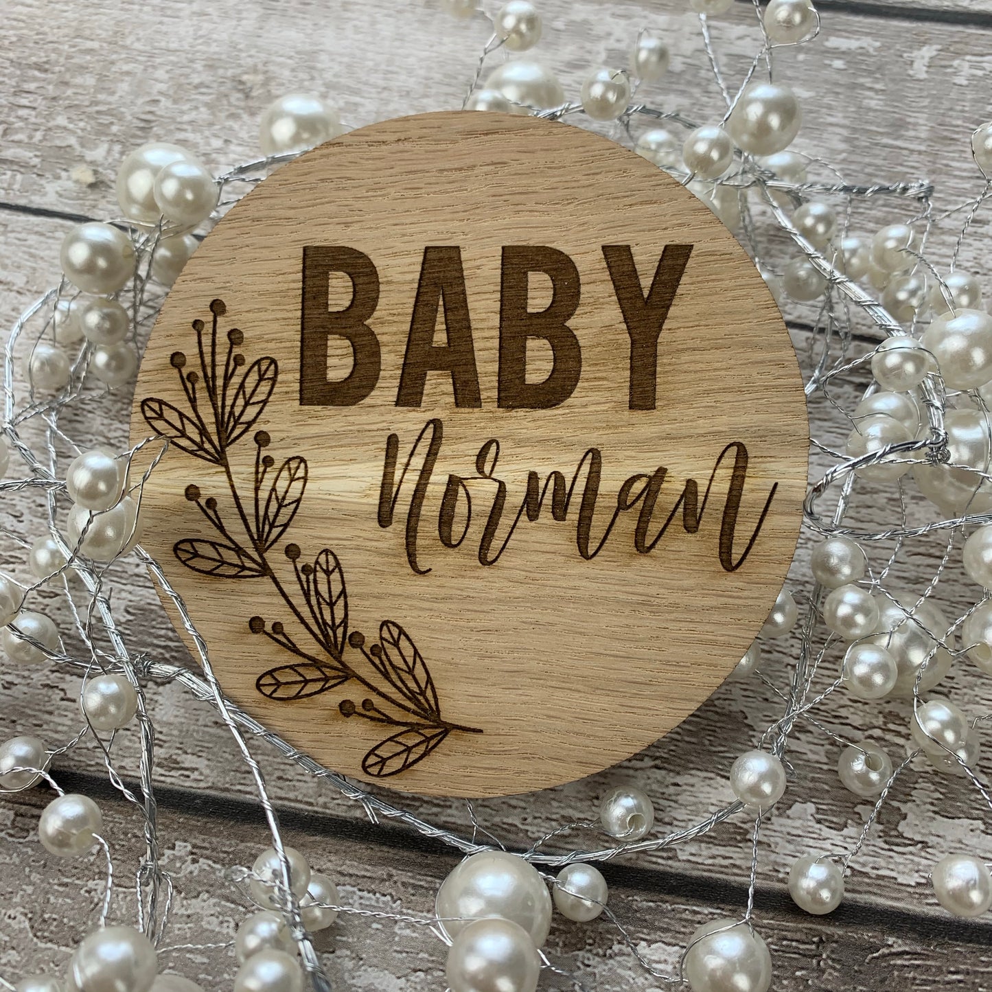 Pregnancy / Baby announcement photo prop