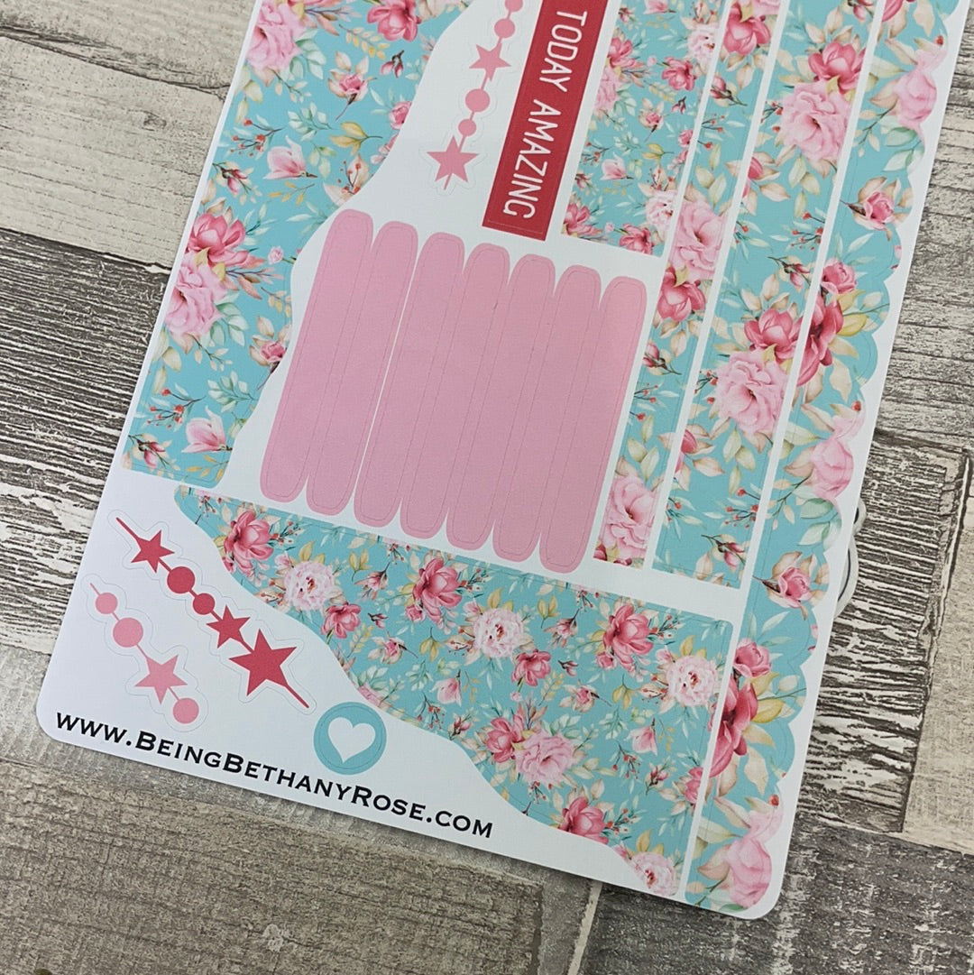 (0523) Passion Planner Daily Wave stickers - Ethel