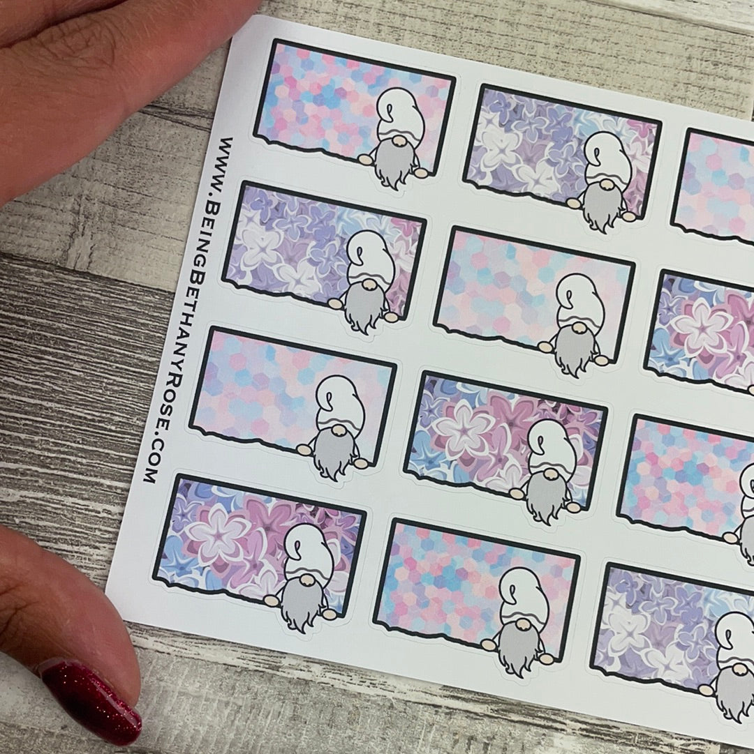 Purple Haze Ripped Notes Peeping Gnorman Sticker (GFT-0095)