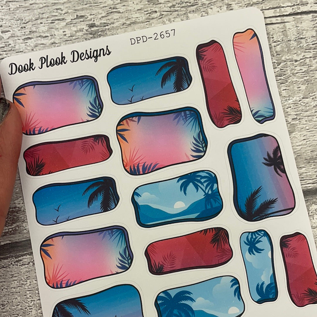 Lucia Hand drawn box stickers (DPD2657)